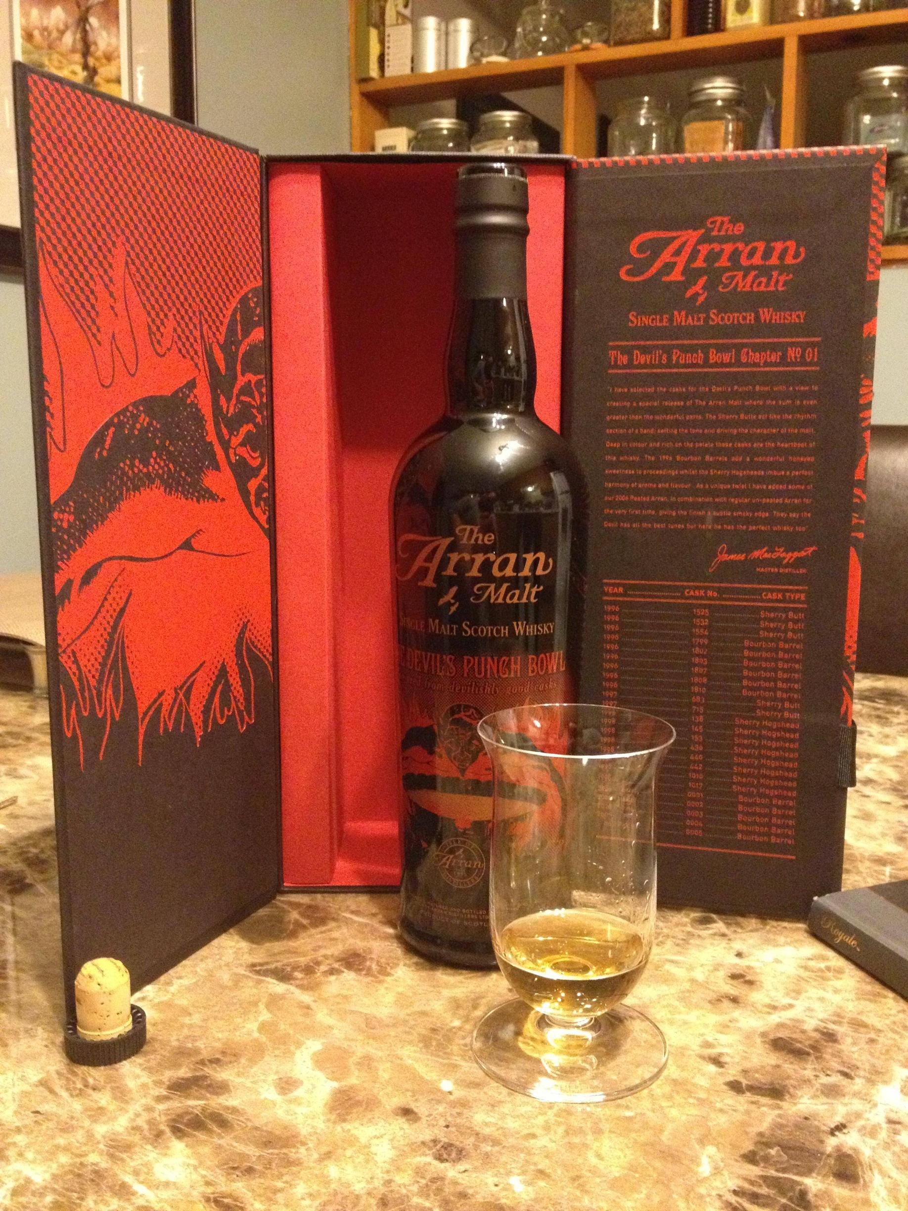 Arran. The Devil's Punch Bowl. 6660 bottles containing one weird