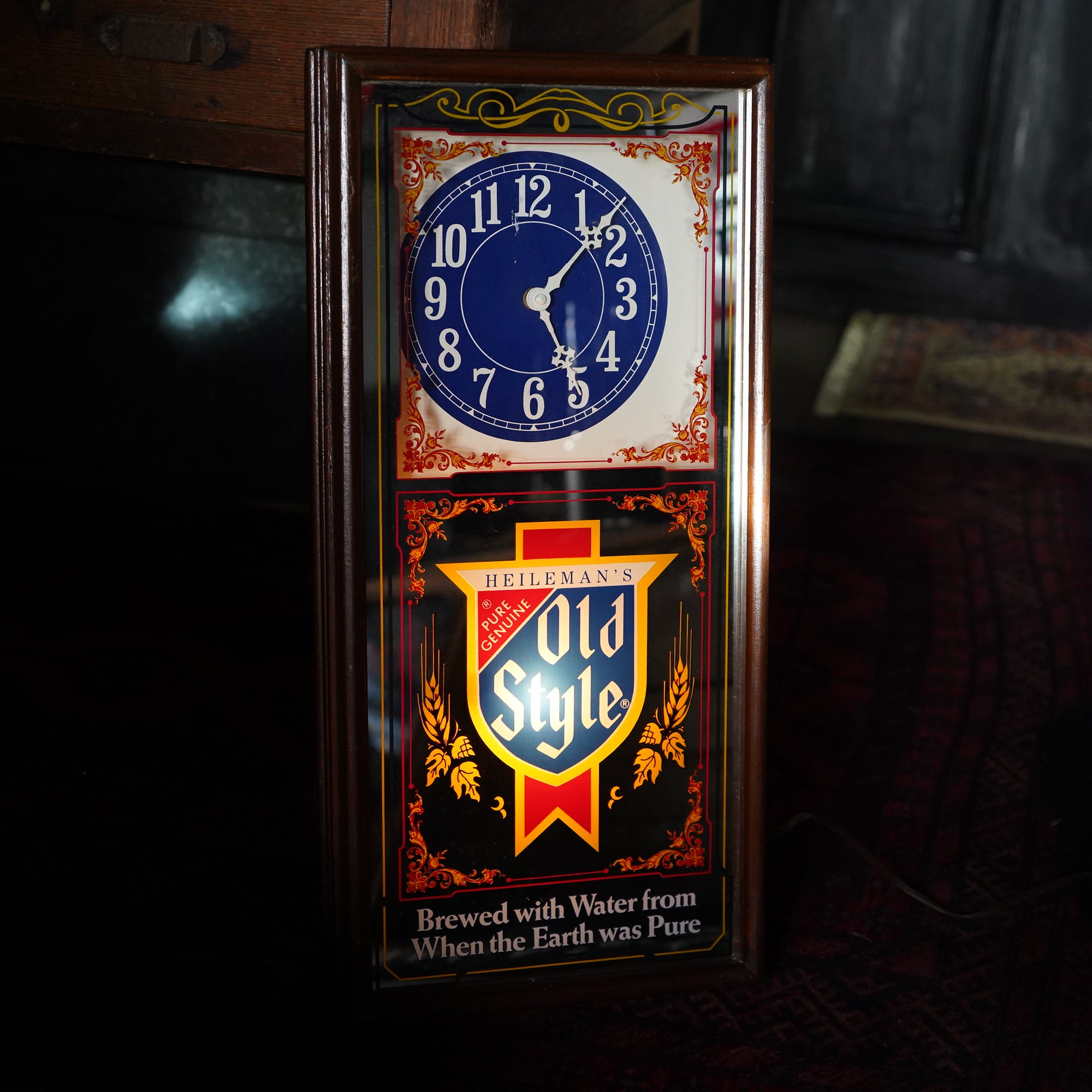 レア！ 1978年 マクドナルド ガラス 時計 クロック 店舗用 看板 サイン