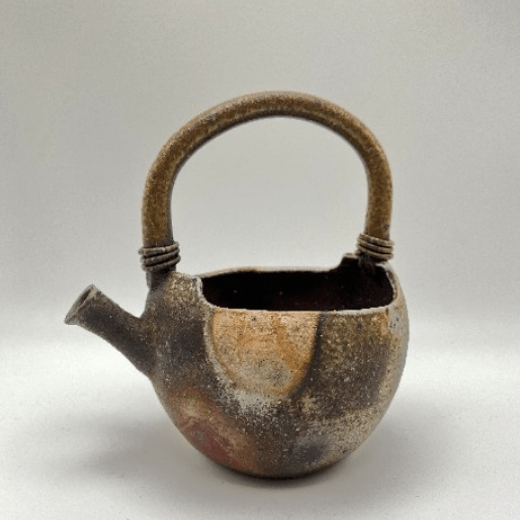 備前焼】窯変ぐい呑 作家：御幡康照