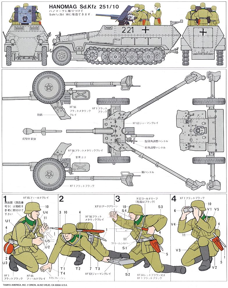 ドイツ 37mm対戦車砲 (プラモデル) - ホビーサーチ ミリタリープラモ