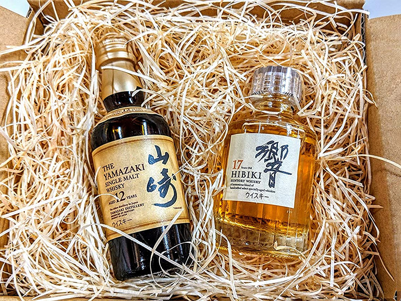 レア サントリーウイスキー ミニボトル 4点セット 箱付き 未開封