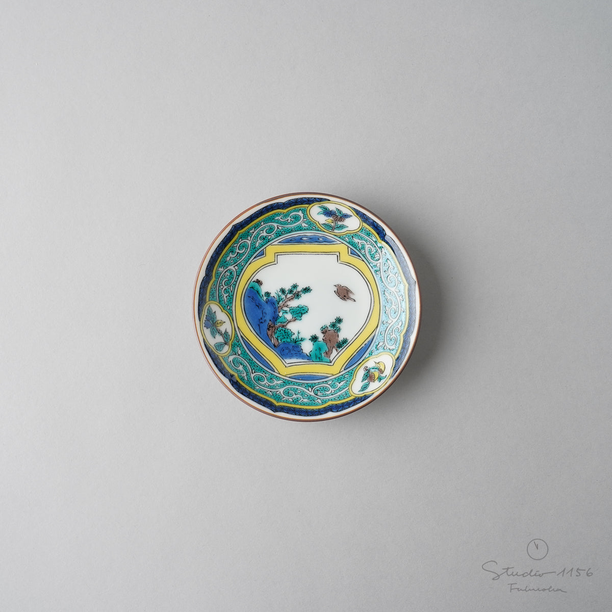 九谷焼 古九谷(色絵) 豆小皿 10.5cm 青郊窯の通販｜Studio1156