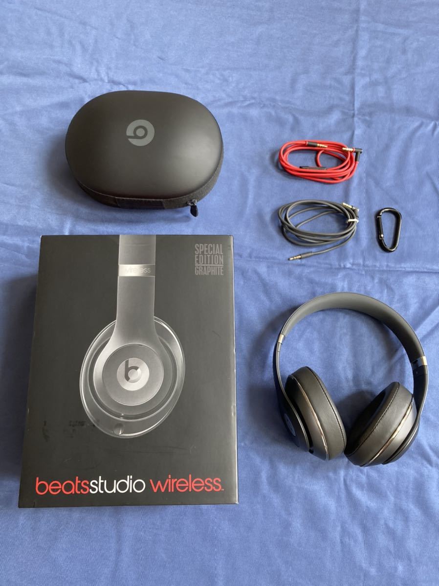 お買い得，本物保証】 Beats STUDIO Wireless グラファイト スペシャル