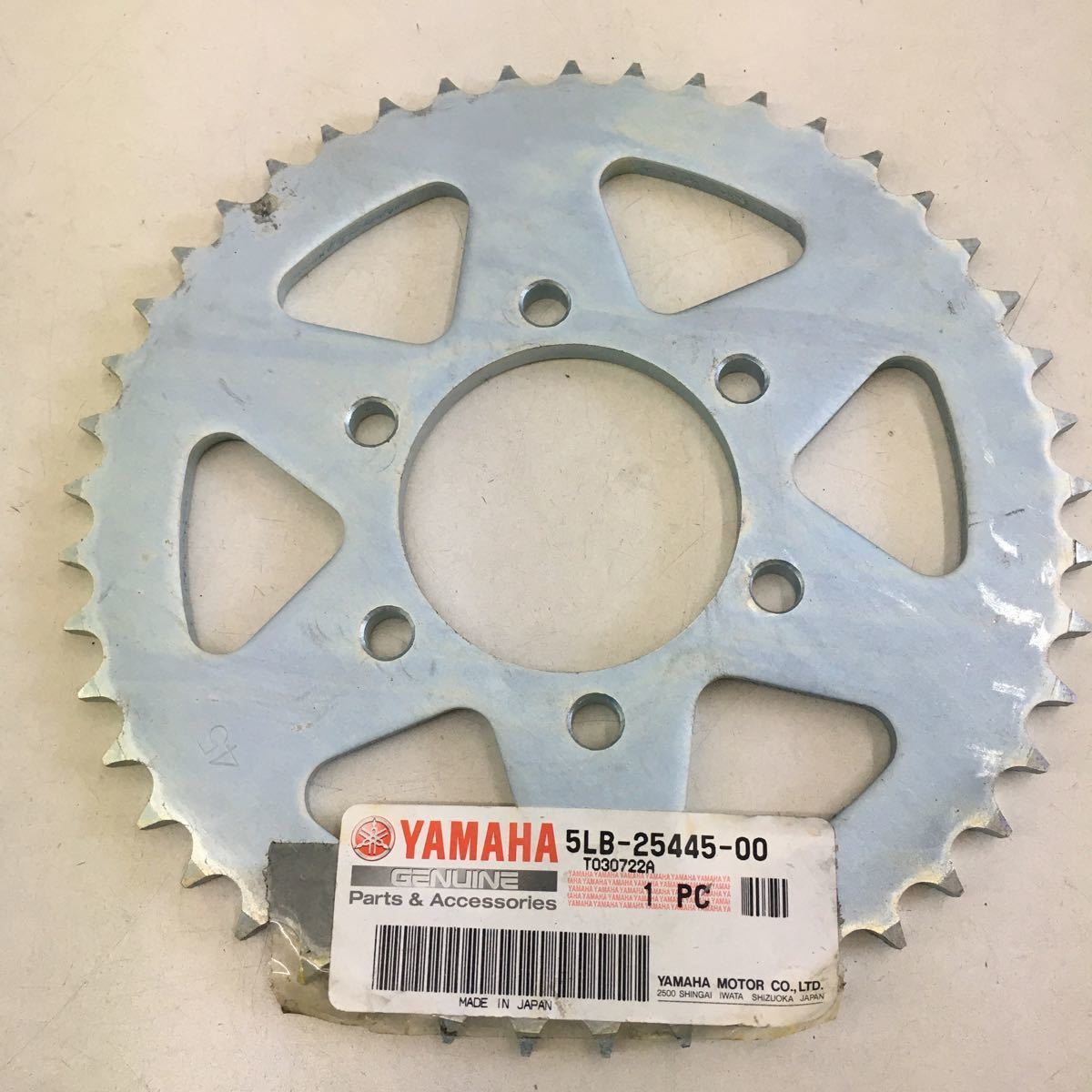 5LB-25445-00 2-11173☆ヤマハ 純正 リアスプロケット 5LB-25445-00