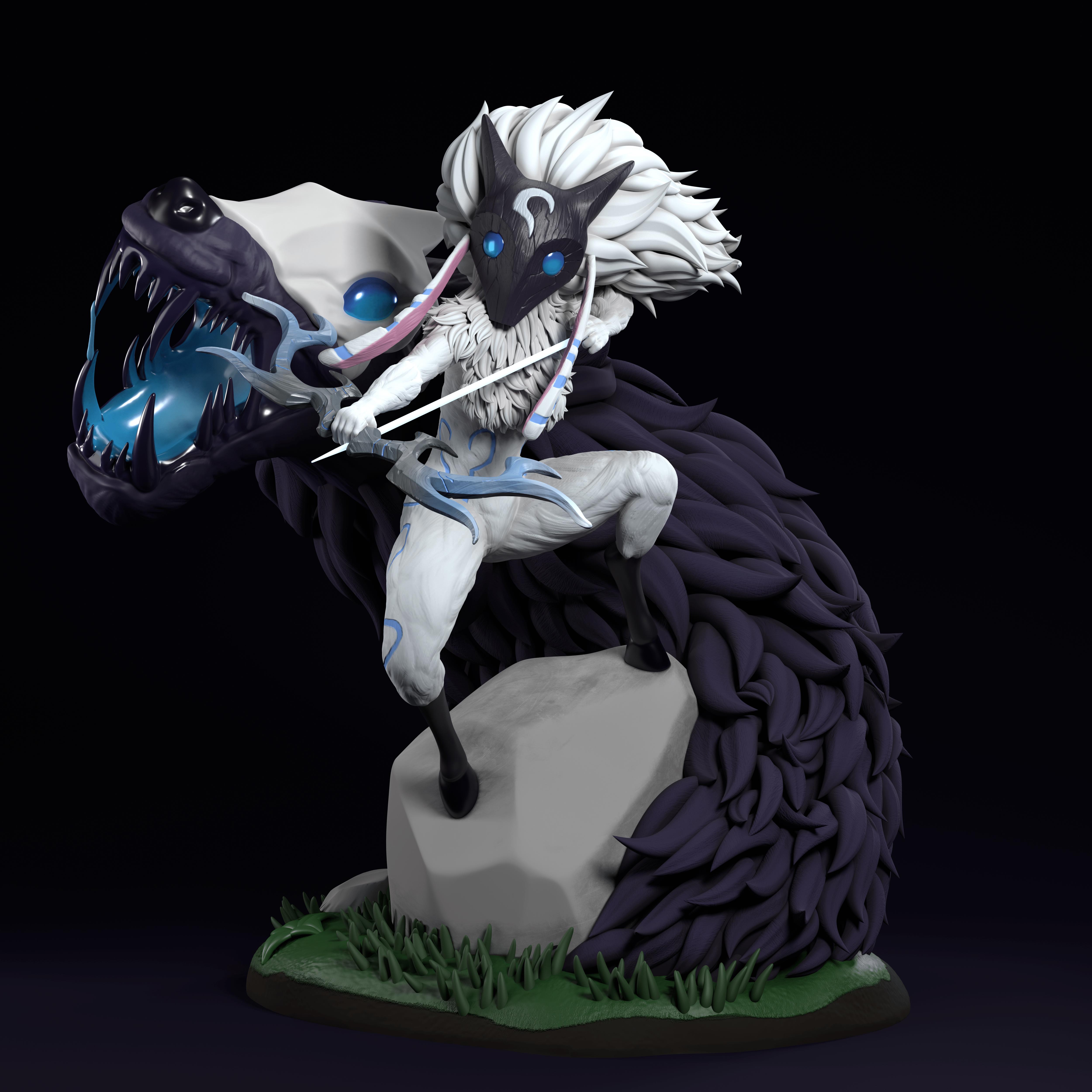 League of Legends キンドレッド フィギュア 開封品 箱難あり Riot