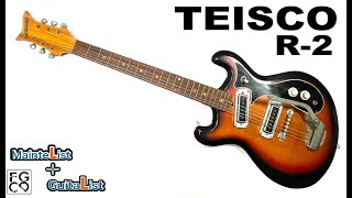 TEISCO R-2 エレキギター 1960-70年代初期99％フルオリジナル