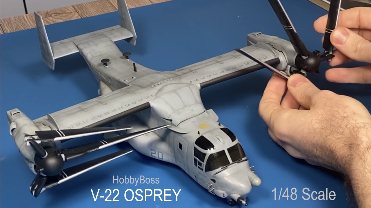 V 22 OSPREY 1/48 Scale Model - YouTube