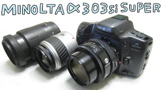 MINOLTA α303Si Tamronズームレンズ2本 MINOLTA α303Si Tamronズーム