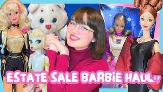 Opening My RAREST BARBIES ✧・ﾟ🎀 Vintage doll thrifting haul