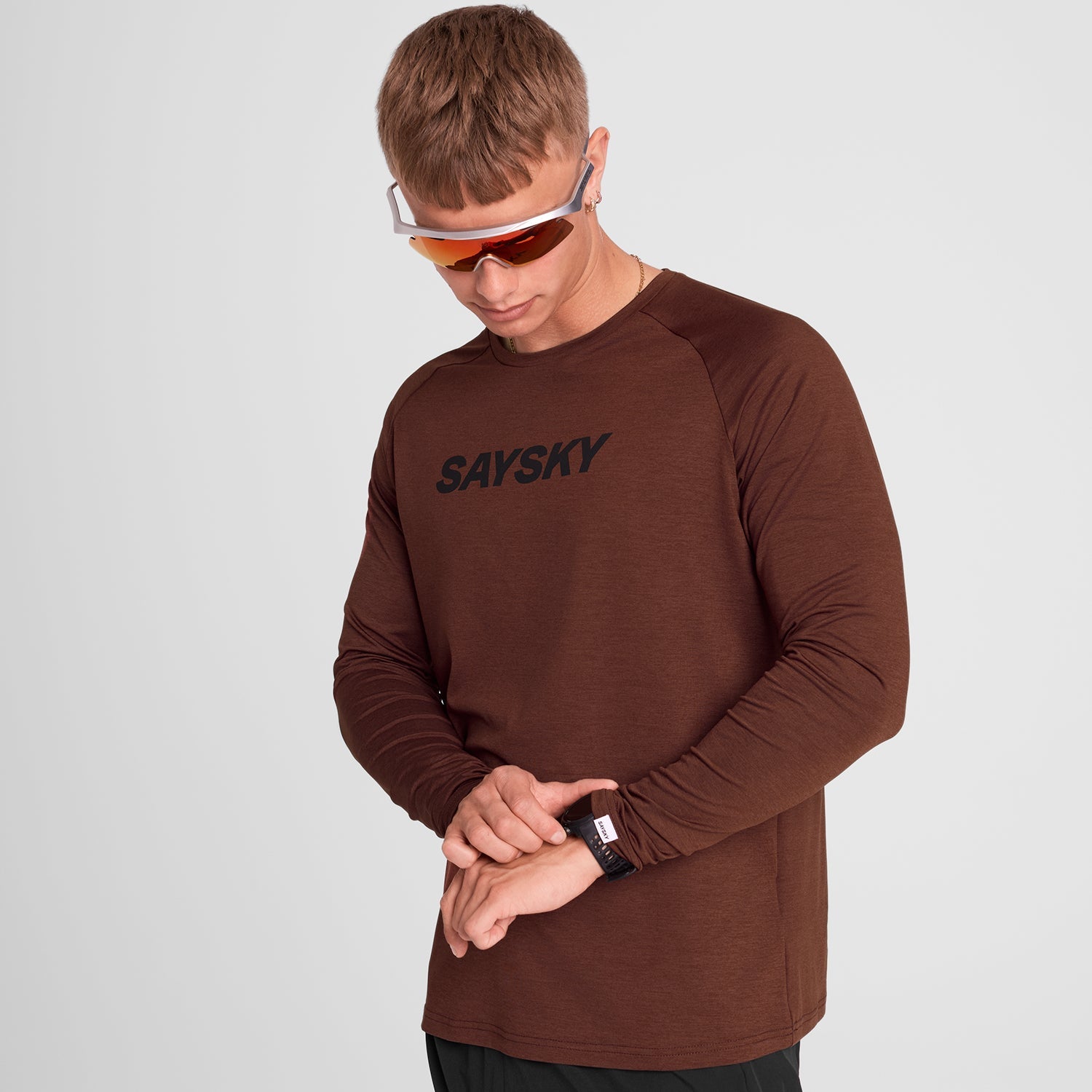 SPIKE RECORDINGS by ロングスリーブ TEEシャツ（RED）