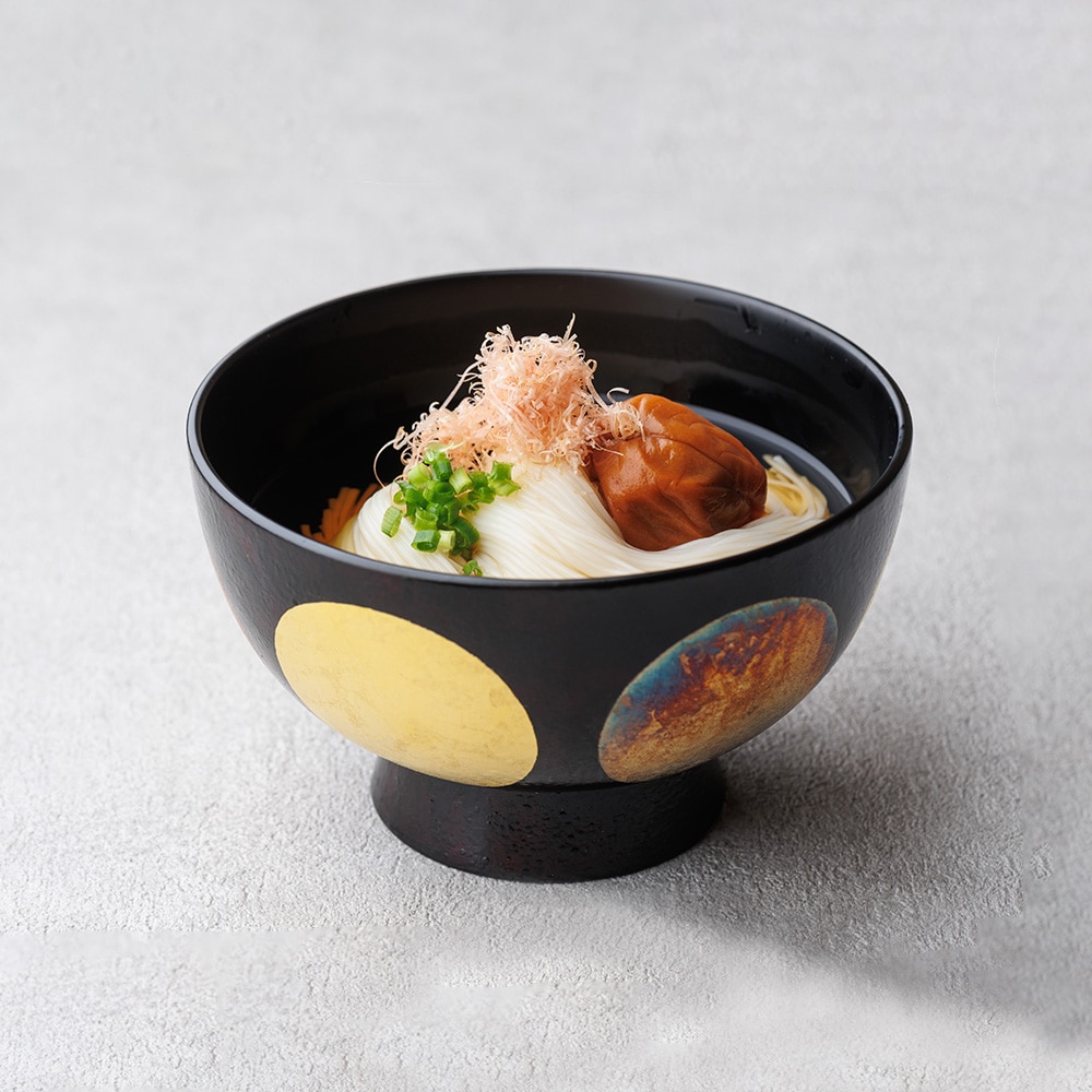 村瀬治兵衛さんの日月合鹿椀4寸3分: キッチン雑貨 | スイーツ・グルメ