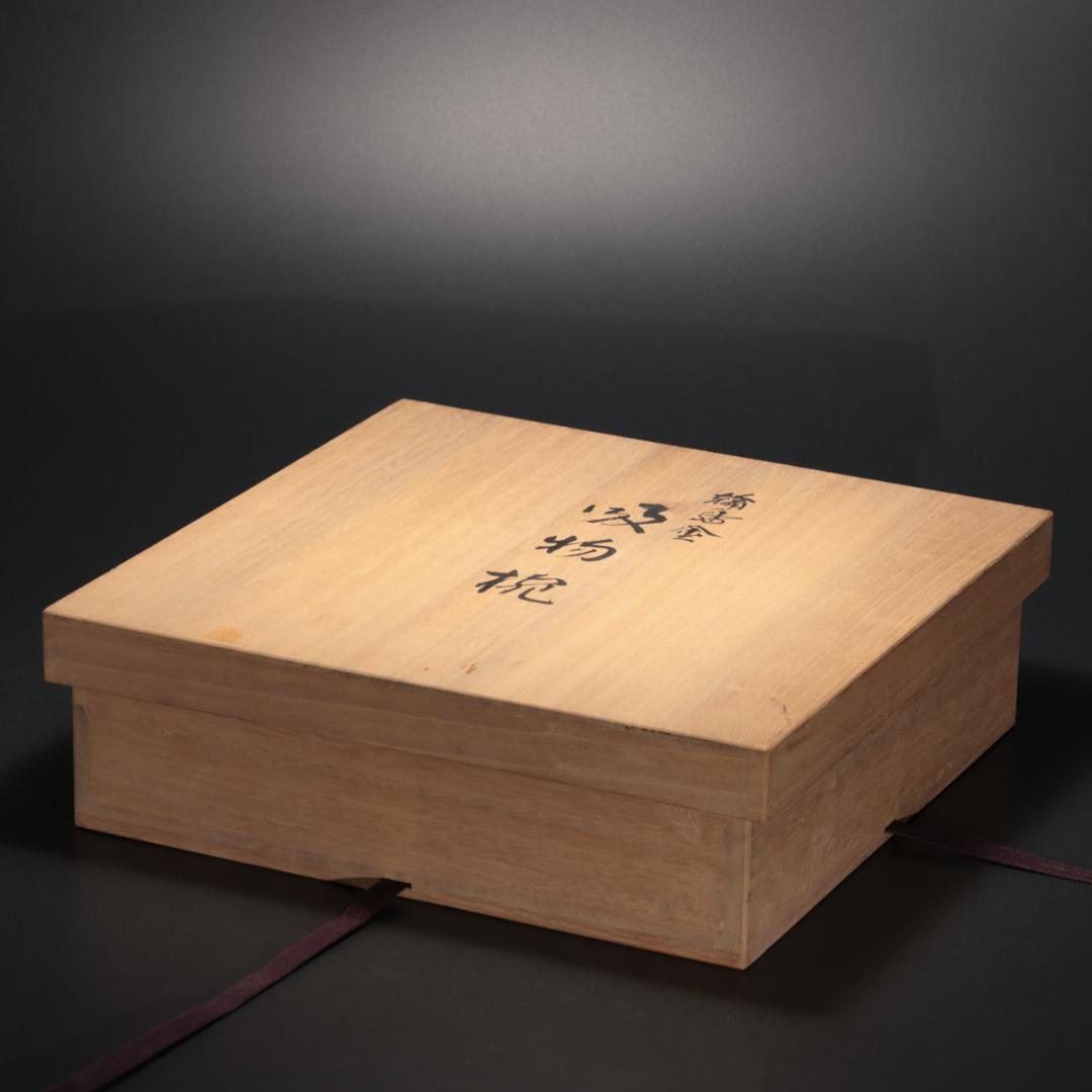 輪島塗 吸物椀5客 渦文 共箱 漆塗蓋つき椀 大向