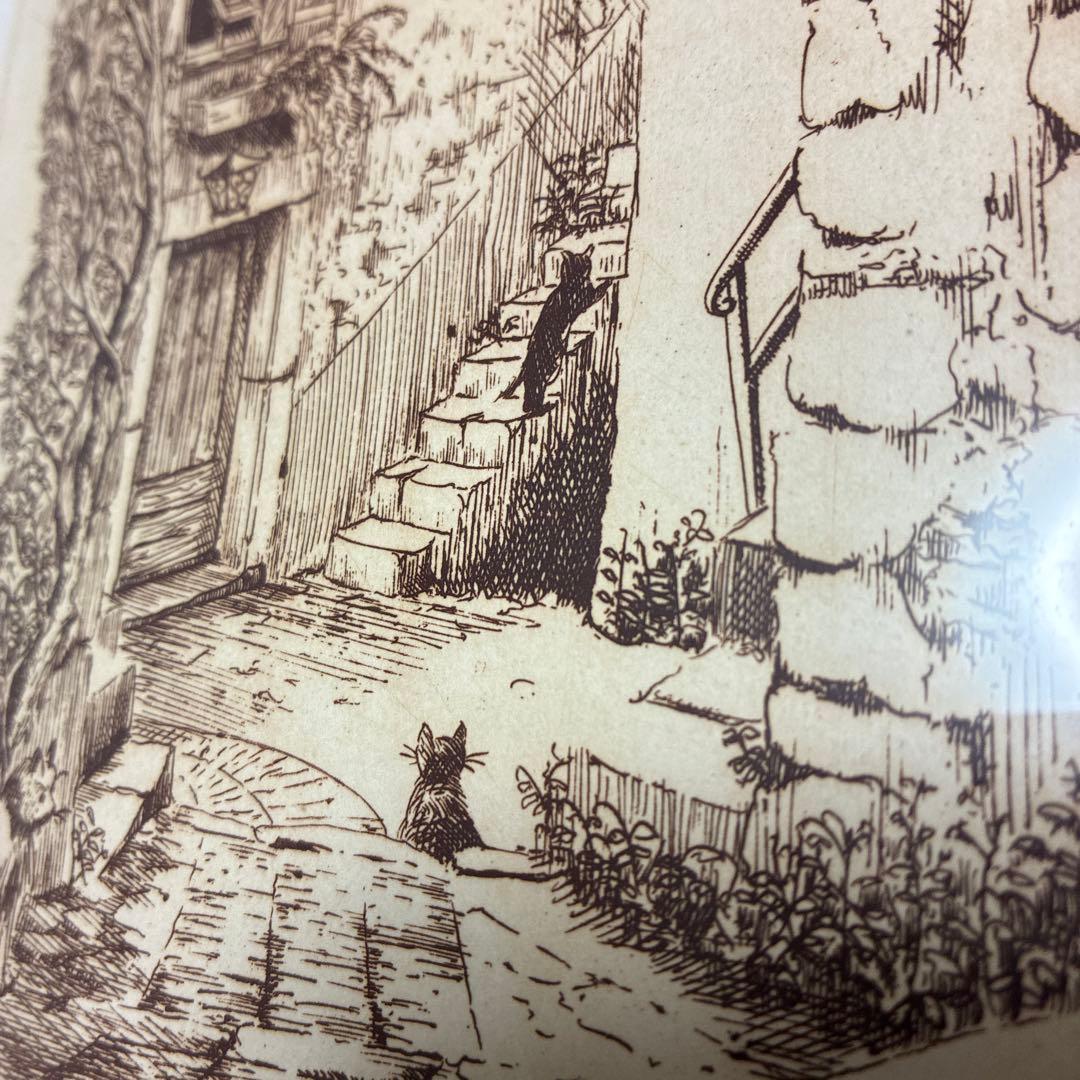 patricia MAE and Michel PERREARD 猫 銅版画