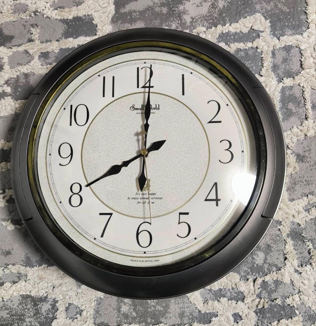 リズム時計 スモールワールド音楽隊 ジャンク品　4MH638