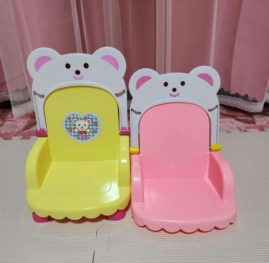 メルちゃん 人形 ベビーチェア 犬 マスク ばんそうこう 歯みがきセット