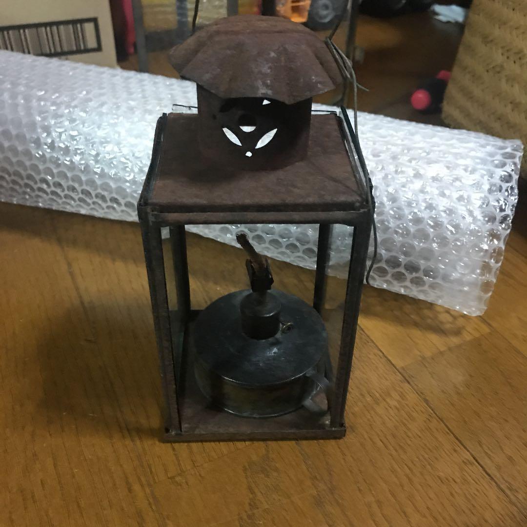 貴重　煙突ランプ　大正時代から昭和初期　鉄製 貴重 煙突ランプ 大正時代から昭和初期 鉄製