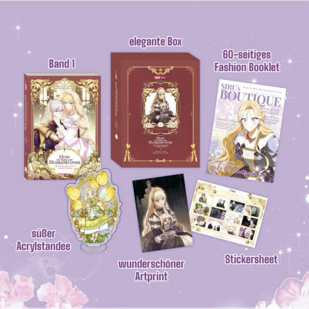 s*w様 夫を味方にする方法　1巻　ドイツ版　特装版　アクリルスタンド　ステッカ s*w様 夫を味方にする方法 1巻 ドイツ版 特装