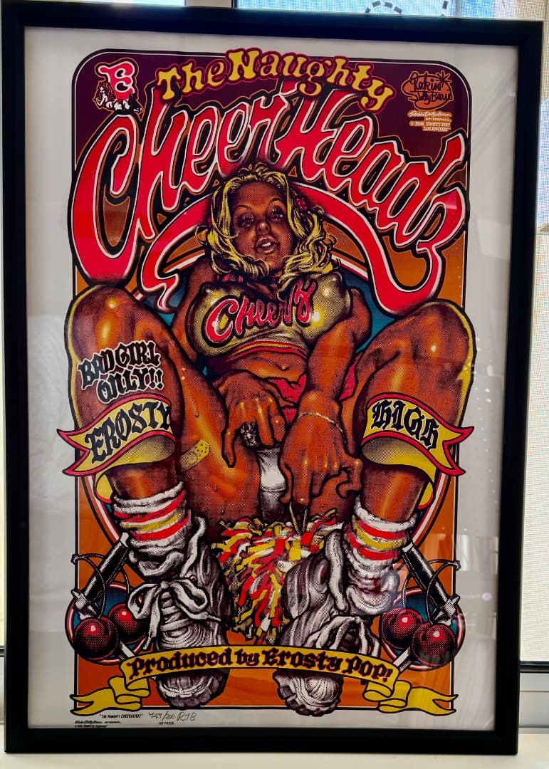 【ロッキンジェリービーン】200枚限定 サイン入り シルクスクリーン 額入り ロッキンジェリービーン】200枚限定 サイン入り シルクスクリーン 額