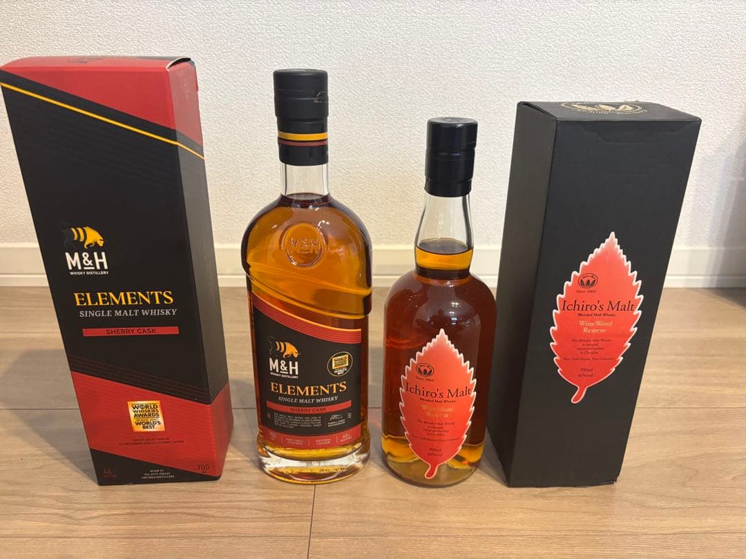 イチローズモルト ワインウッドリザーブ、m&hシェリーカスクセット イチローズモルト ワインウッドリザーブ、m&hシェリーカスクセット